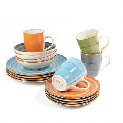 hand-painted 16pcs ceramic dinner set