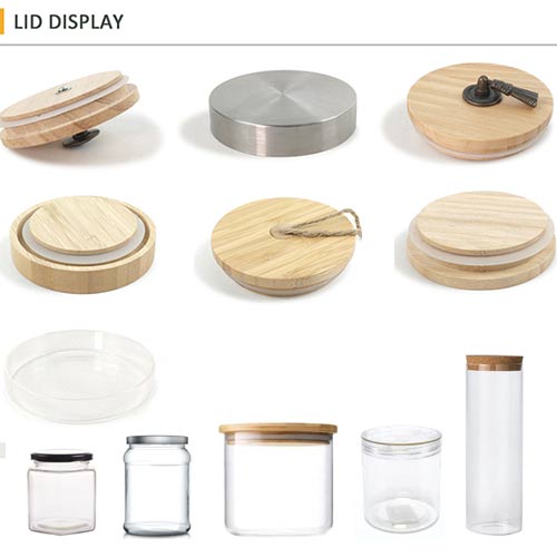 glass storage jar set wholesale