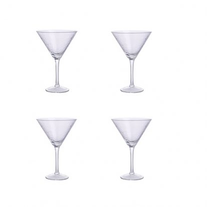 set of 4 cocktail wine goblet supplier