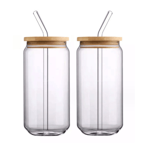 wholesale glass tumbler with lid