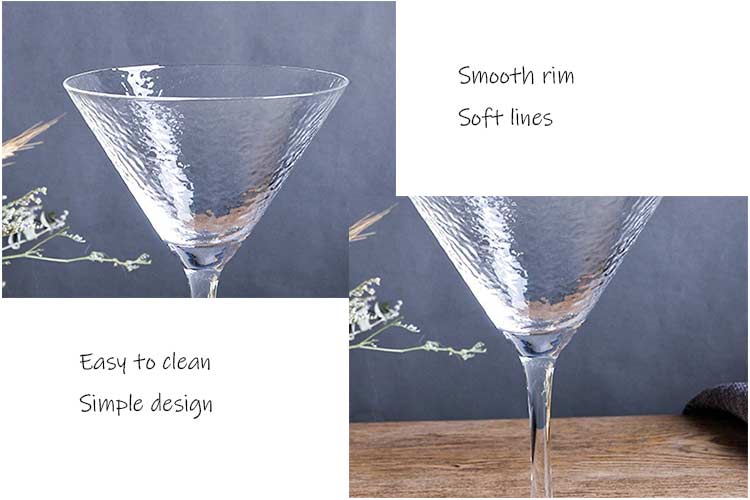 custom martini wine glass