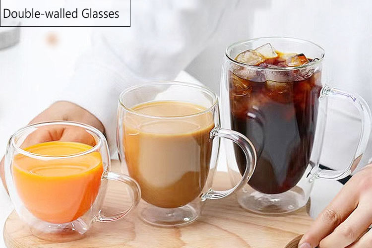 double-walled coffee glasses oem factory