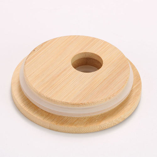 glass tumbler bamboo lid