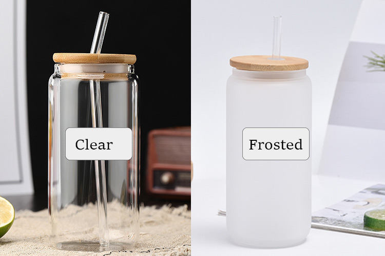 glass tumbler with lid and straw wholesale