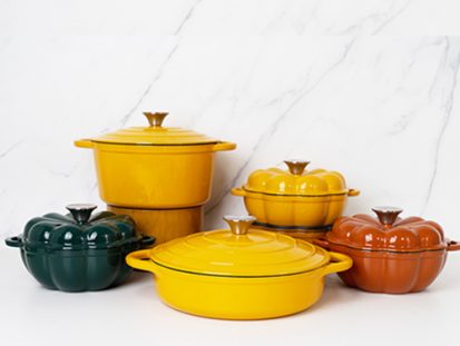 wholesale enameled cast iron cocotte