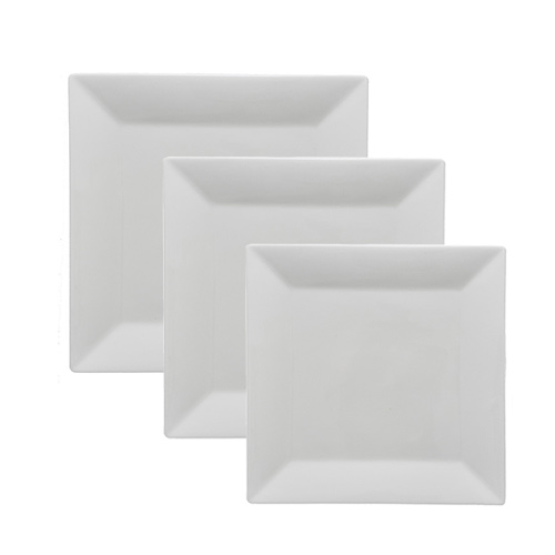 white porcelain snack dinner plates bulk