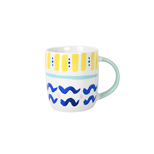 porcelain Riviera mugs with decals wholesale factory