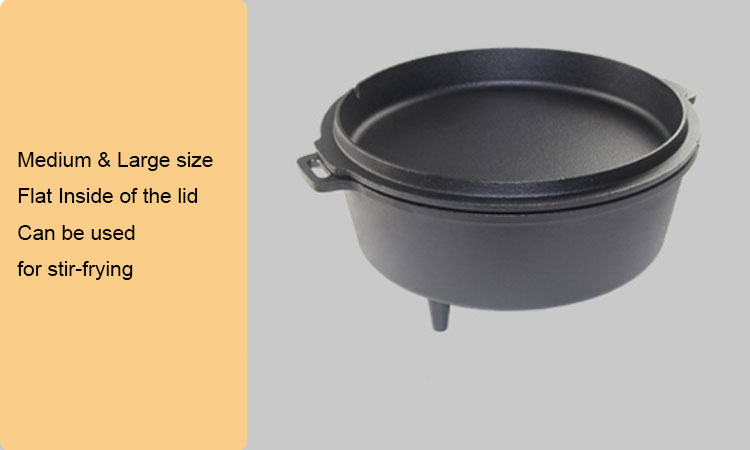 3-legged cast iron cauldron wholesale