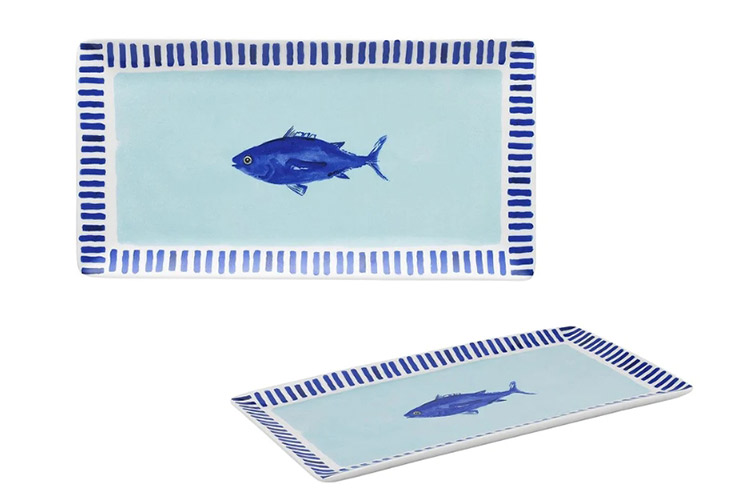 bulk sale Riviera porcelain dinner plates fish bulk sale