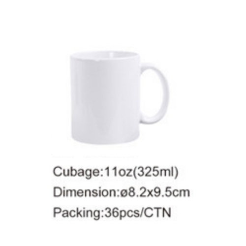 plain white sublimation mugs