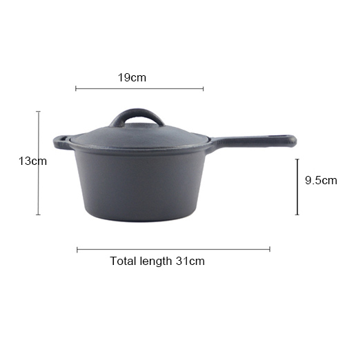 black cast iron saucepan supplier