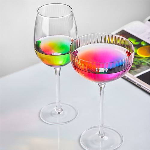 embossed crystal drinking wine goblet supplier