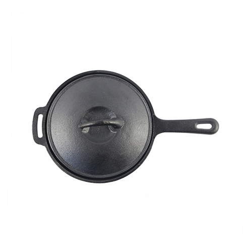 12inch black pre-seasoned cast iron cooking pan wholesale