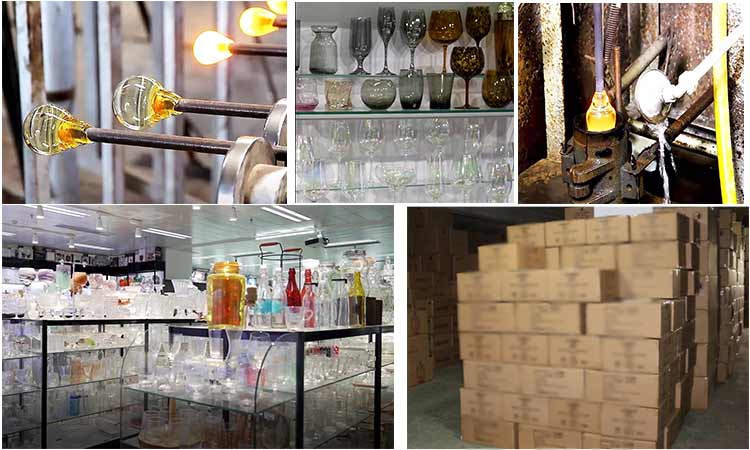 glass stemware factory