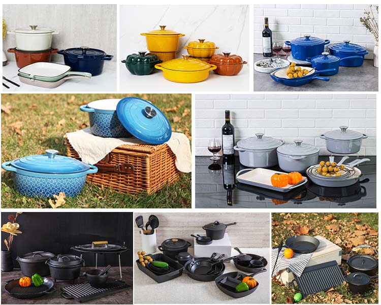 cast iron cookware sets