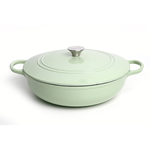 green enamel shallow casserole wholesale price