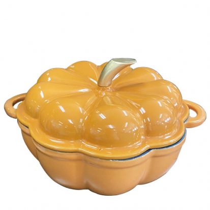 wholesale cast iron pumpkin-shaped cocotte