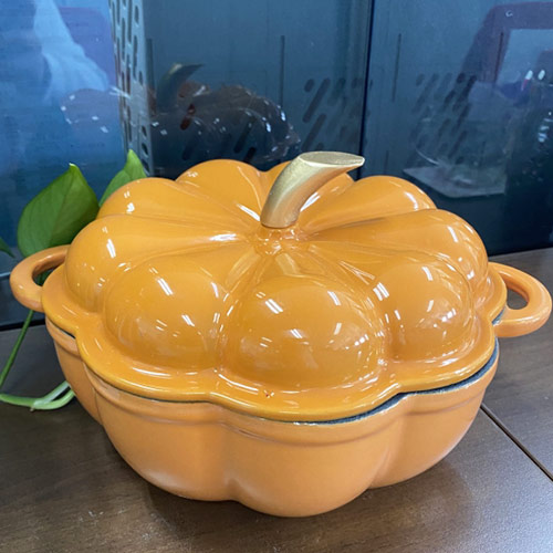 wholesale enamel cast iron pumpkin-shaped cocotte