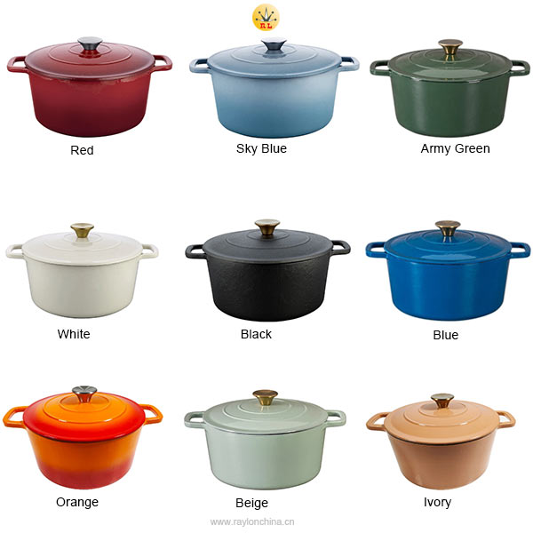 wholesale 5 liter cast iron casserole dish