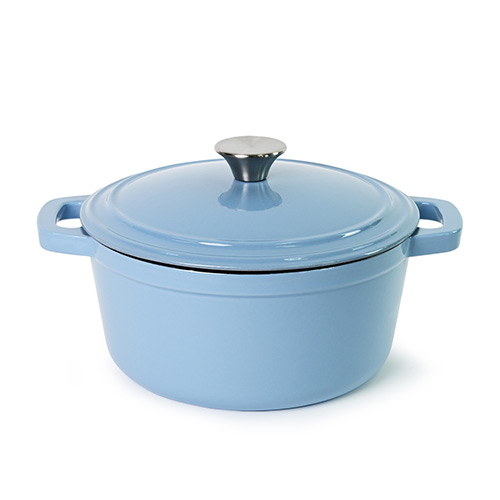 blue enameled cast iron pot wholesale