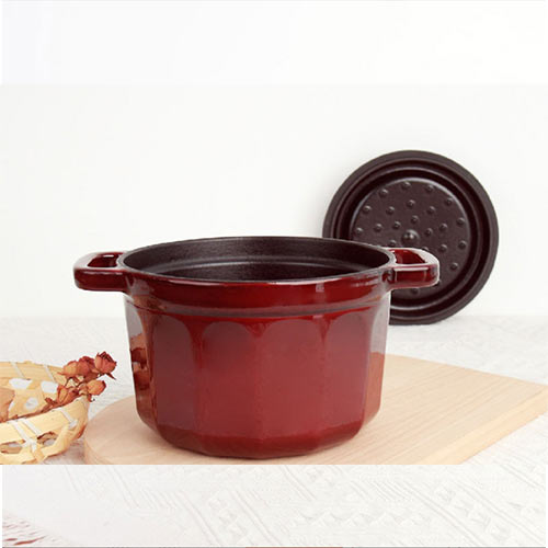 enameled cast iron casserole with engrave logo wholesale price