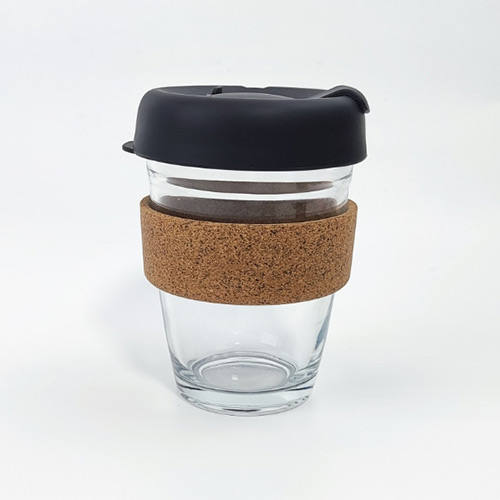custom glass coffee cups with lid