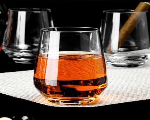 wholesale clear whiskey glass cup