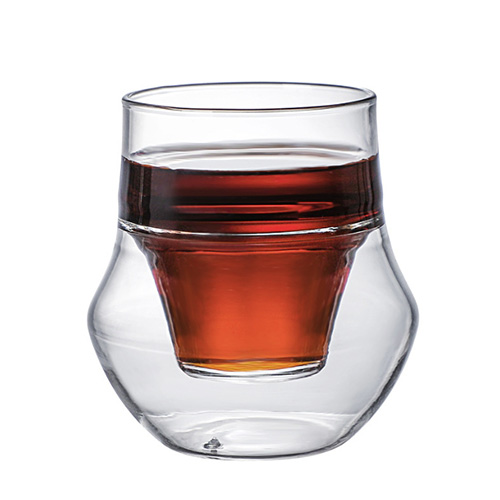 100ml glass cups double-wall