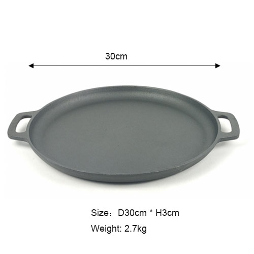 30cm pizza pan cast iron