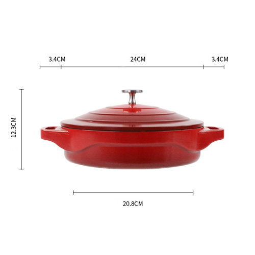 24cm die cast aluminium cooking pot wholesale supplier