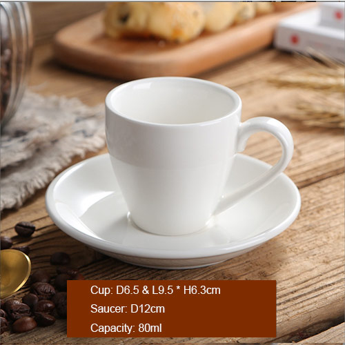 80ml coffee cups and saucers wholesale