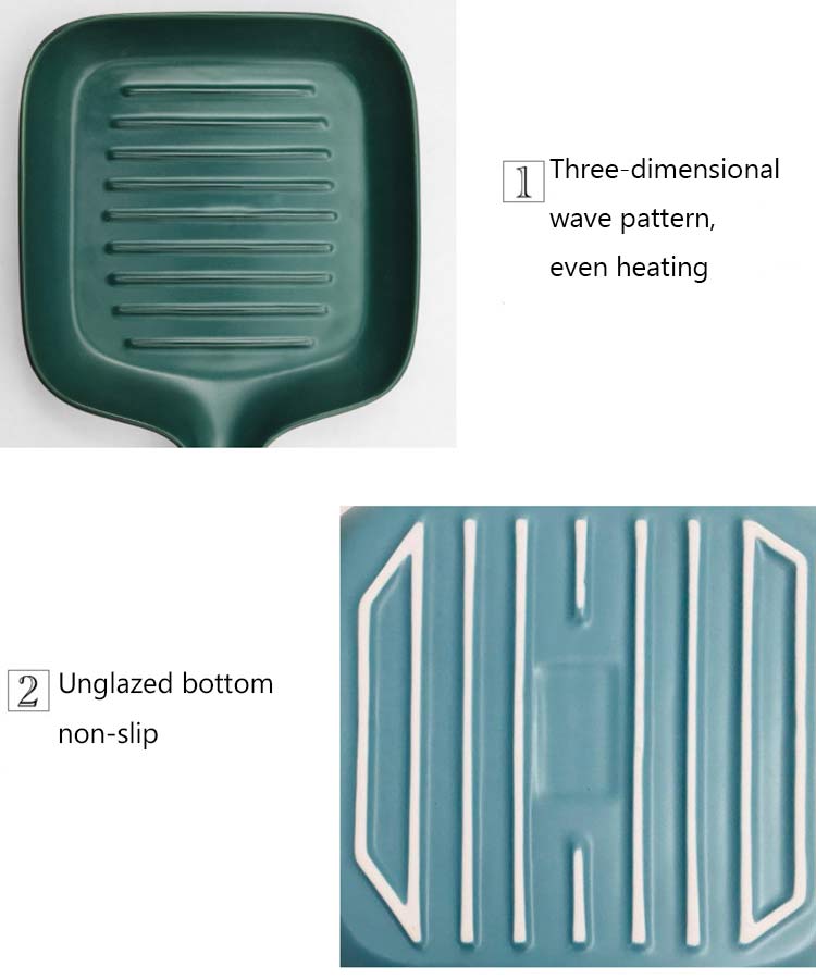 baking dish ceramic pan with handles