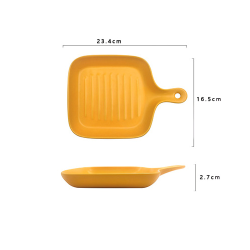colored ceramic baking dish