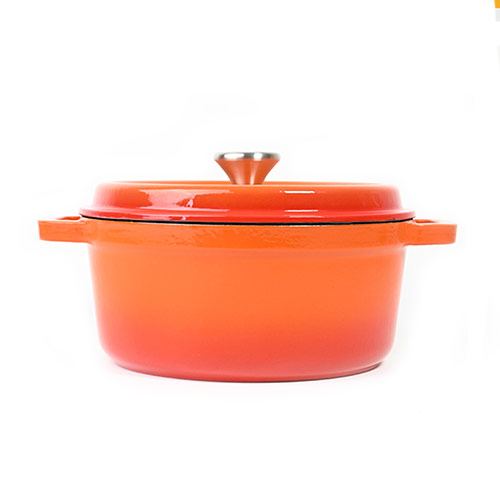 4L cast iron enamel casserole dish