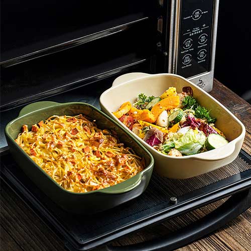 ceramic oven safe loaf baking pan
