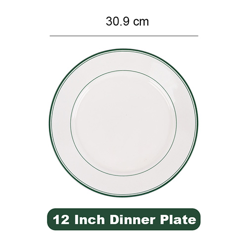 12inch round ceramic plate for sale