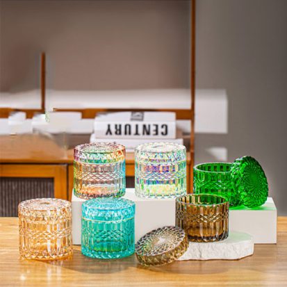 empty glass candle jars wholesale