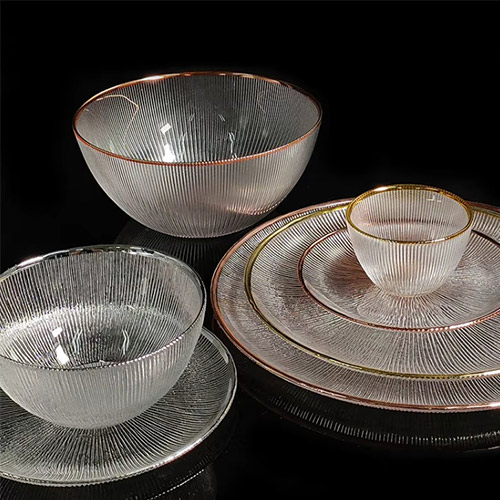 dishwasher safe glass bowl plates
