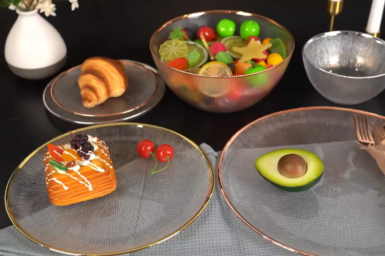 wholesale glass tableware set