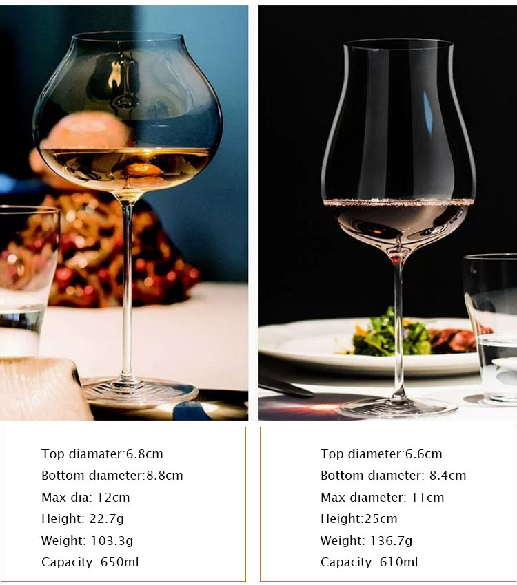 crystal glass wine goblet wholesale