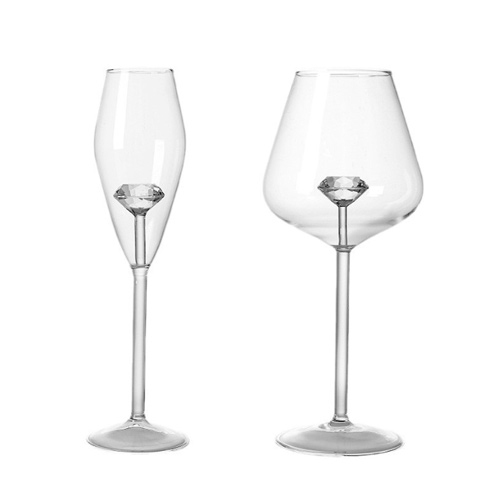 diamond-inside wine glasses wholesale