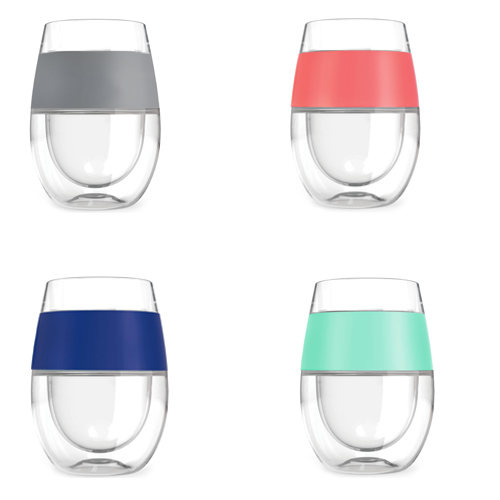 Insulated Freezable Drink Chilling Tumbler with Freezing Gel
