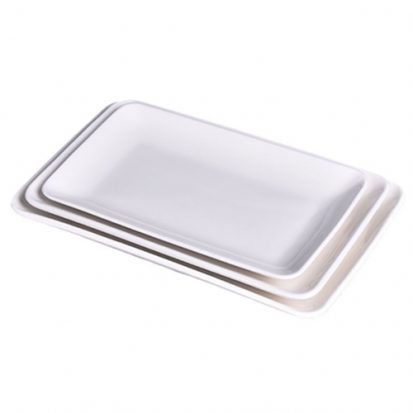 pure white porcelain plates