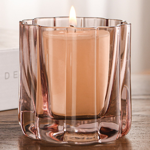 simple elegent glass candle holders