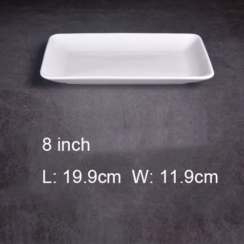 wholesale 8inch rectangular platter