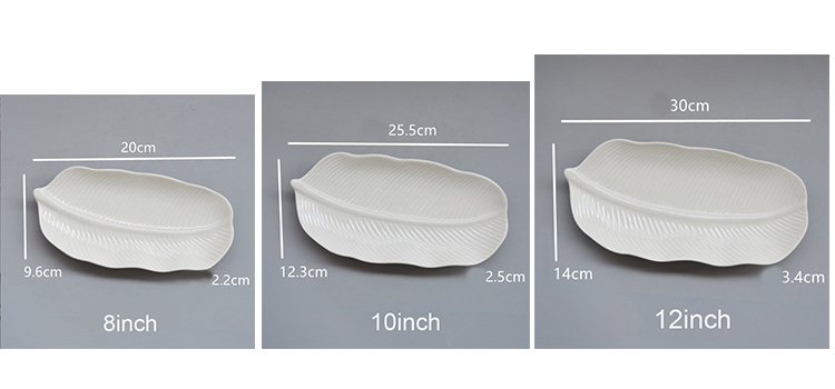 wholesale white porcelain platters