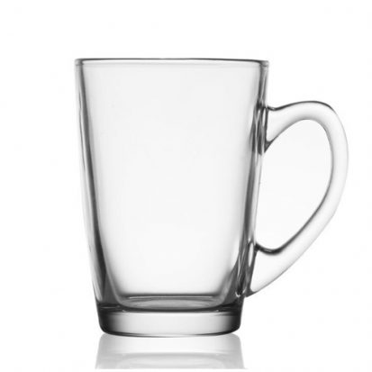 glass beer cups with handle