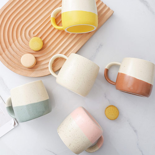 bulk sale spliced color ceramic cups