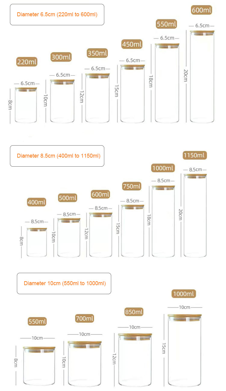 wholesale glass storage jars supplier