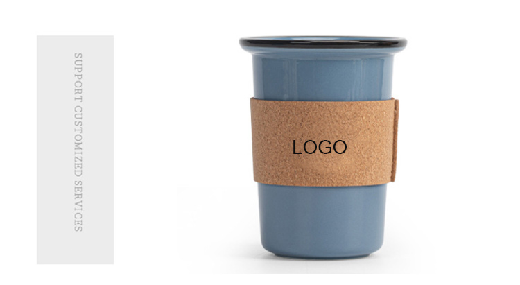 16oz ceramic coffee cups with sleeve